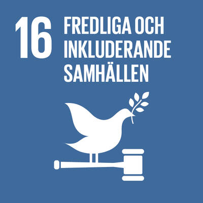 Målen 16: Fredliga och inkluderande samhällen