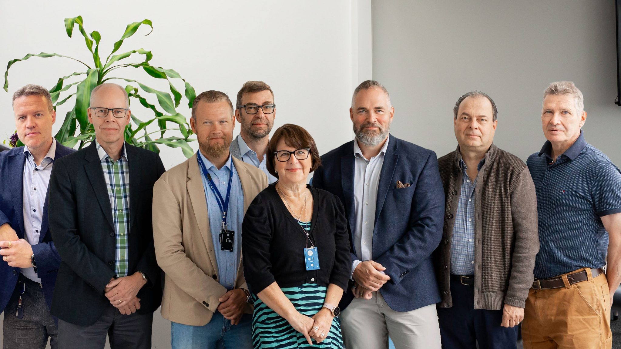 Kuvassa ORK:n johtoryhmä Tami Koivuniemi, Jari Saarela, Teemu Mikkola, Eelis Laine, Päivi Koskinen, Jussi Kivinen, Tuomo Sulkumäki ja Unto Kariniemi.